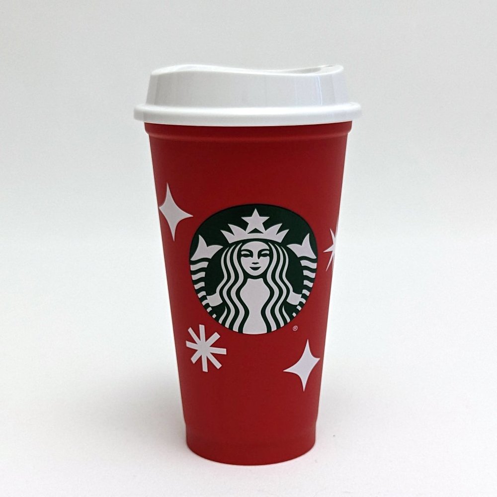 New 2022 Starbucks Reusable Holiday Red Hot Travel Cup 16oz Christmas Grande